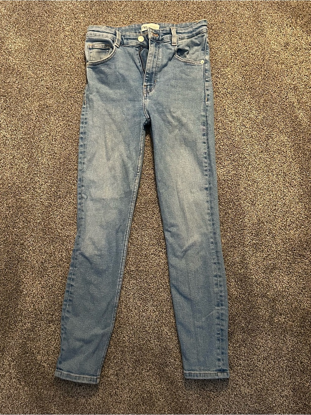 Zara Light Blue Skinny Jeans